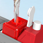 Fire Station Truck Toys with Sound and Light;  Car Toy for Kids 3 4 5 6 Year Old;  6 Mini Cars;  Helicopter;  Road Signs;  Birthday for Boys