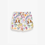 Baby Girl Print Pattern Solid Color Breathable Cotton Shorts