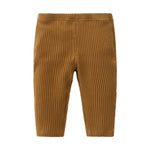 Baby Solid Color Long Sleeve Underwear Sets In Spring & Autumn