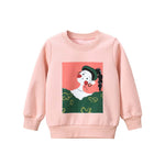 Baby Girl Cartoon Print Pattern Long Sleeve Pullover Hoodies